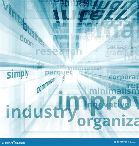 Multimedia text concept stock illustration. Illustration of generated