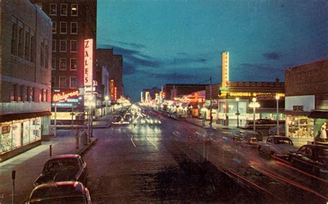 Polkstreetatnightamarillotx Granville Street Amarillo Texas