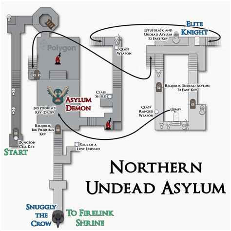 Dark Souls Remastered guide: Northern Undead Asylum maps, armor