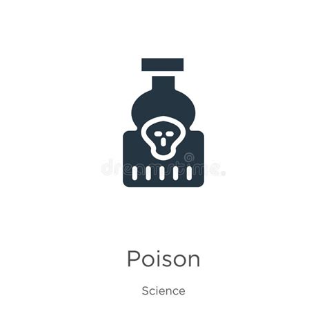 Poison Icon Vector Trendy Flat Poison Icon From Science Collection