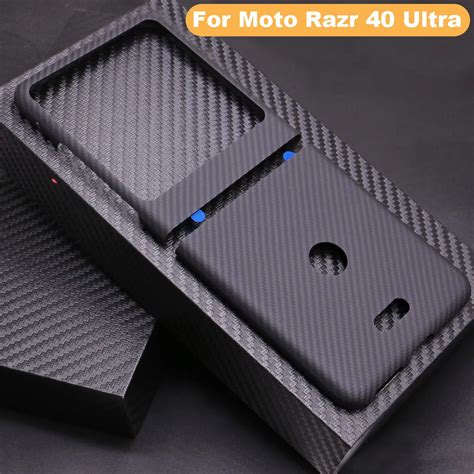 Ultra Thin Carbon Fiber Phone Case For Motorola Moto Razr 40 Ultra Pure