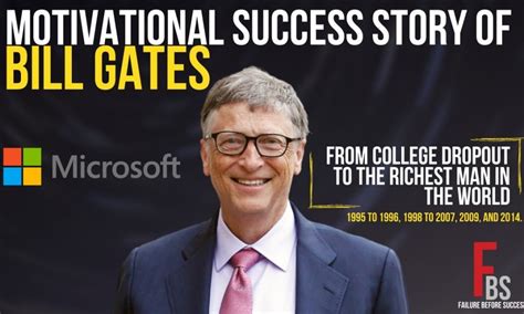 Motivational Success Story Of Bill Gates The Founder Of Microsoft