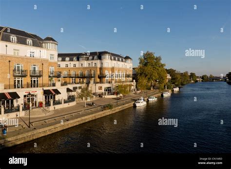 Europe, UK, England, Surrey, Staines riverside Stock Photo - Alamy