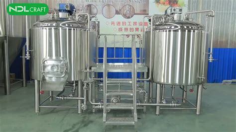 A Typical 1000l Brewing System Includes A Mash Tun Lauter Tun Boiling