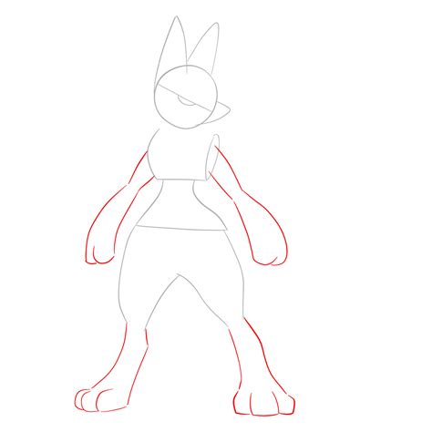 How To Draw Mega Lucario From Pokemon Pokemon Step By Step Nbkomputer