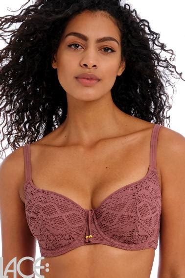 Freya Swim Sundance Bikini Push Up BH F K Cup NUTMEG Lace De