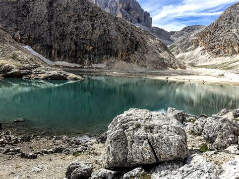 Lago Dantermoia E Rifugio Antermoia Mazzin Tn Dolomiti