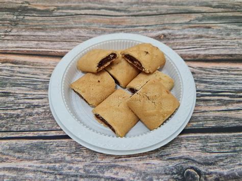 Pastel Seco Con Un Delicioso Sabor Dulce Crujiente De Chocolate Foto De