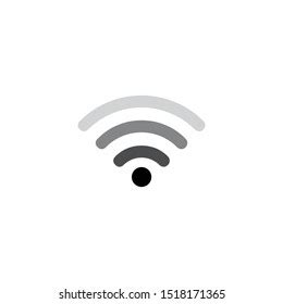 Mobile Signal Strength Indicator Template Wifi Stock Vector Royalty