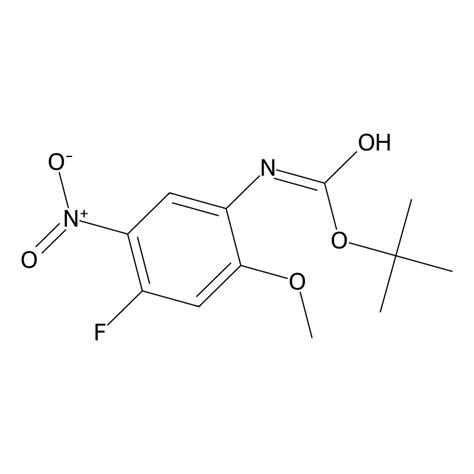 Buy Tert Butyl 4 Fluoro 2 Methoxy 5 Nitrophenyl Carbamate 1802924 13 5