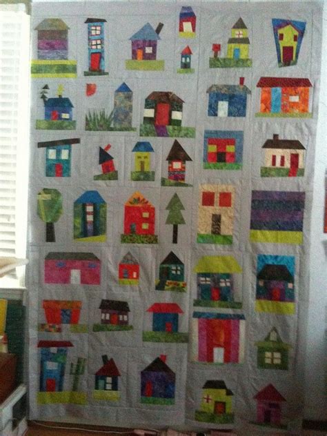 Houses Quilt Top