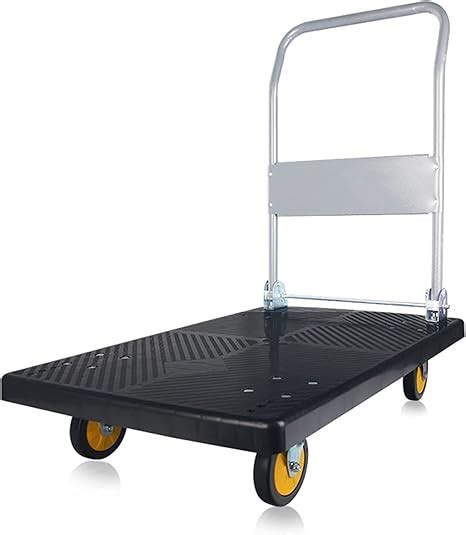 Platform Trucks Folding Trolley 300kg Load Weight Hand