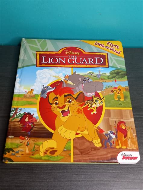 Disney The Lion Guard First Look And Find Big Board Book Hardbound