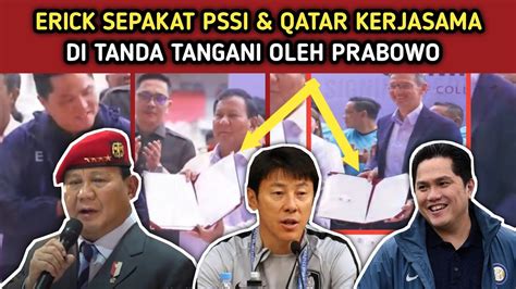 PRABOWO ERICK TINGKATKAN KUALITAS PSSI JALIN KERJASAMA DENGAN QATAR