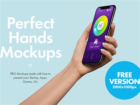 IPhone In Hands Mockup PSD Freebie Supply