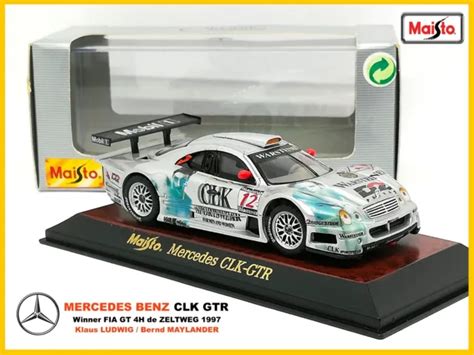 Maisto Mercedes Benz Clk Gtr Ludwig Maylander Warsteiner Fia