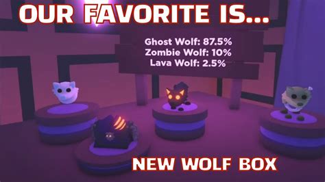 The NEW WOLF BOX Is Here LAVA WOLF Adopt Me HALLOWEEN UPDATE 2022