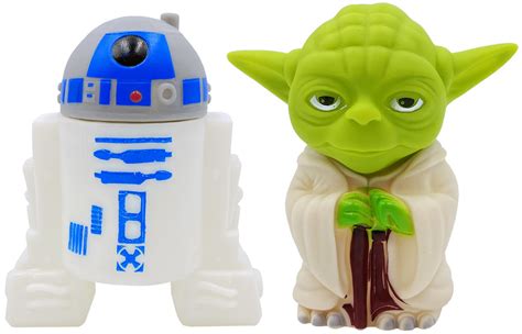 Резиновые игрушки пищалки Звездные Войны Star Wars 2 в 1 Йода и Р2-Д2 ...