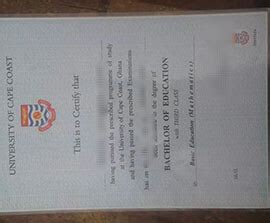 How Easy To Get Fake University Of Cape Coast Diploma