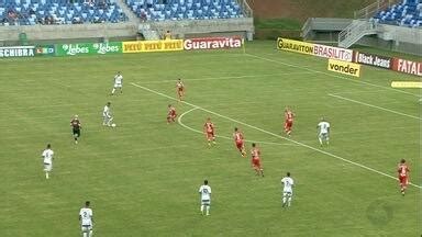 Globo Esporte Mt Luverdense Empata O Crb Pela Segunda Rodada Da