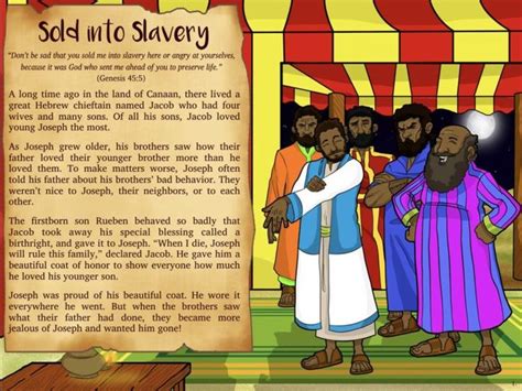 Sold Into Slavery Bible Lessons Plans Slavery Bible Lessons