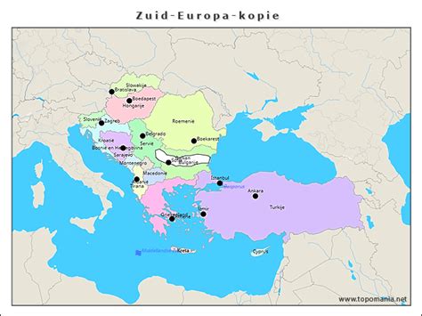 Topografie Zuid Europa Kopie Topomania Net