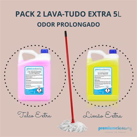 Pack Lava Tudo Extra L Odor Prolongado Premiumcleaning