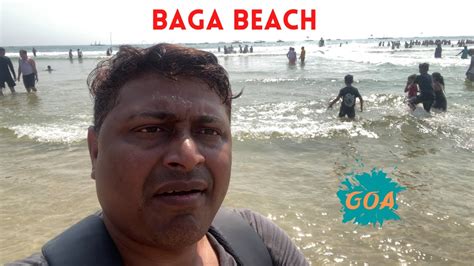 Baga Beach Goa Enjoying At Beach Goa Tour Youtube