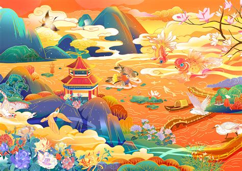 seasons garden on Behance