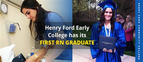 Henry Ford Early College has its First RN Graduate - Henry Ford College : Henry Ford College