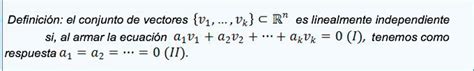 Dependencia Lineal Calculisto Res Menes Y Clases De C Lculo