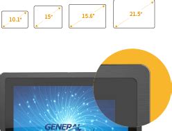 Generaltouch Release New Product Panel Mount Touch Monitor General