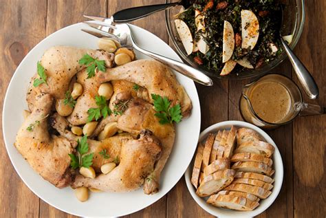 Braised Chicken With Forty Cloves Of Garlic Recipe Use Real Butter