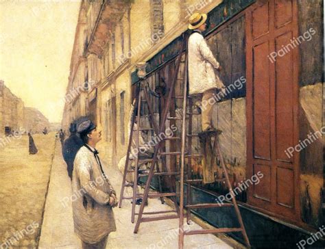 The House Painters Painting by Gustave Caillebotte Reproduction | iPaintings.com