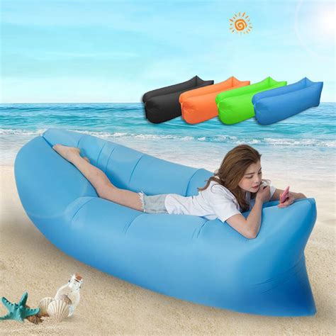 2022 Hot Fast Inflatable Sofa Lazy Bag Sleeping Bag Camping Lazy Sofa