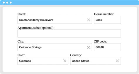 How To Make Address Autofill Forms Geoapify