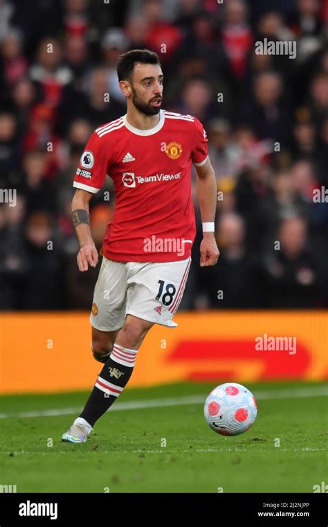 Manchester United S Bruno Fernandes During The Premier League Match At Old Trafford Greater