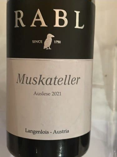 Rabl Muskateller Auslese Vivino US