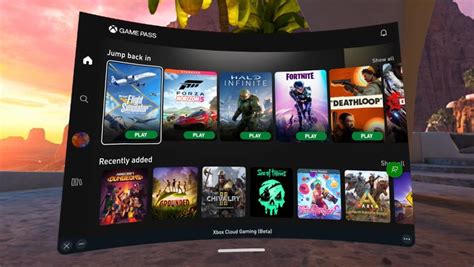 Réalité Virtuelle Le Xbox Game Pass Est Disponible Sur Meta Quest Via Le Cloud Xbox Xboxygen