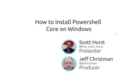 How To Install Powershell Core On Windows Youtube