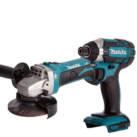 Makita Dga Z Angle Grinder With Makita Dtd Z V Lxt Cordless