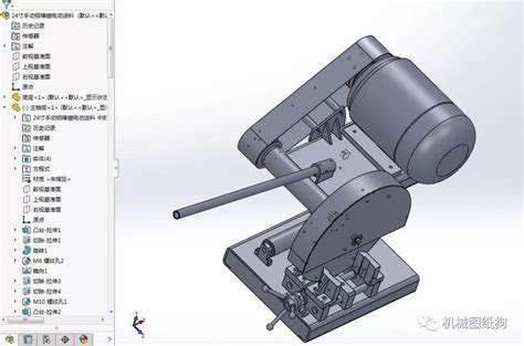 【非标数模】24寸手动铝棒锯电动送料机3d模型图纸 Solidworks设计solidworks 仿真秀干货文章