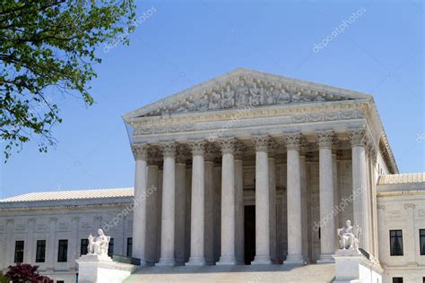 Edificio Del Tribunal Supremo De Estados Unidos Foto De Stock