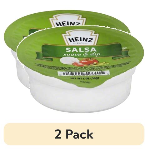 Pack Heinz Salsa Single Serve Sauce Dip Ct Pack Oz Dipping