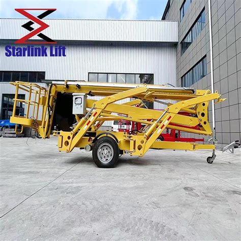 M Trailer Spider Vehicle Aerial Telescopic Towable Boom Lift China