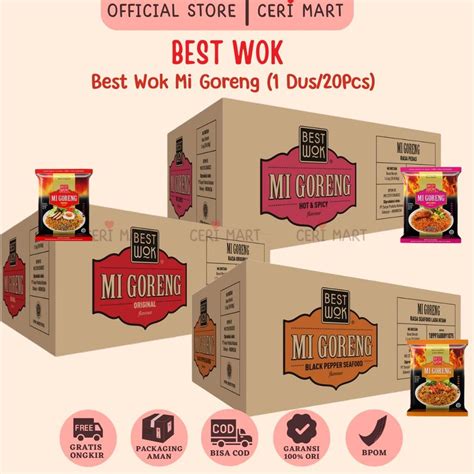 Jual Realpct Best Wok Mi Mie Goreng 1 DUS 20 Pcs Bisa Mix Original Hot