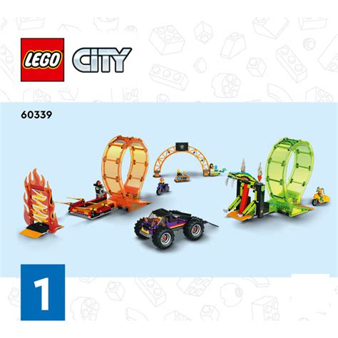 LEGO Double Loop Stunt Arena Set 60339 Instructions Brick Owl LEGO