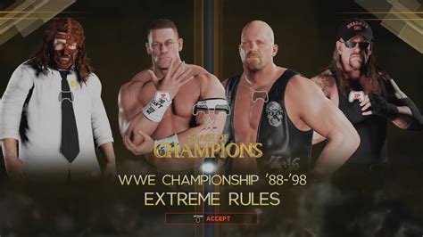 Fatal 4 Way For The Winged Eagle WWE Title The Undertaker C VS Stone