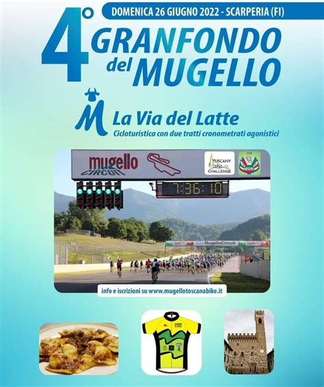 4 GRANFONDO Del MUGELLO LA VIA DEL LATTE SCARPERIA FI L