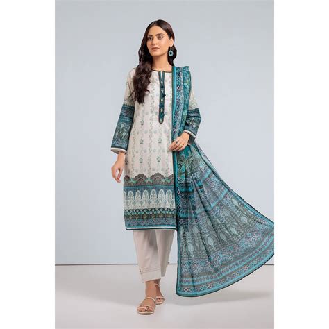 Bonanza Satrangi 3 Piece Unstitched Lawn Suit Aabshaar Aso233p32